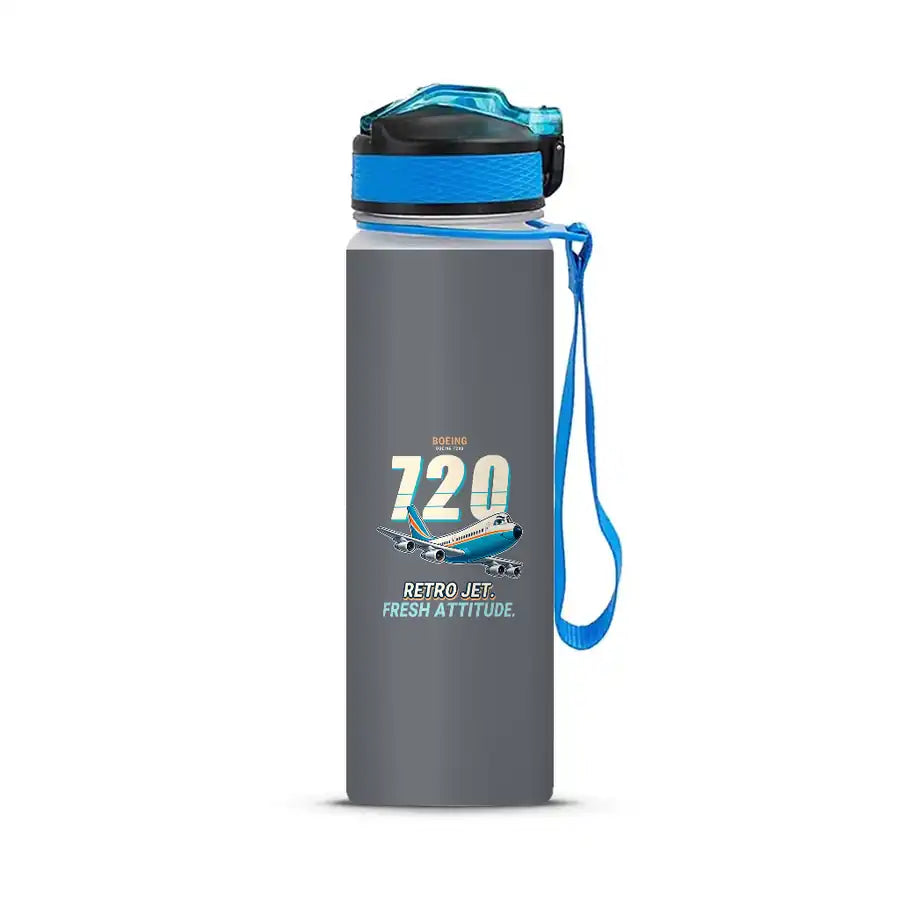 Boeing 720B - Sports Kettle - Cartoon - Gray