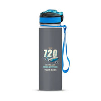 Thumbnail for Boeing 720B - Sports Kettle - Cartoon + Name - Gray