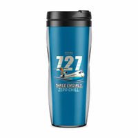 Thumbnail for Boeing 727-200 - Cartoon - Plastic (No Holder) - Light Blue