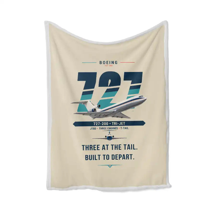 Boeing 727-200 - Original - Blanket - Beige