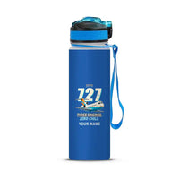 Thumbnail for Boeing 727-200 - Sports Kettle - Cartoon + Name - Blue