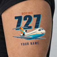 Thumbnail for Boeing 727-200 - Tattoo - Cartoon + Name - Man