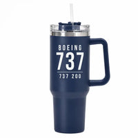 Thumbnail for Boeing 737-200 - 40oz Car Mug - Tag - Navy Blue