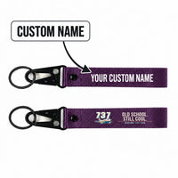 Thumbnail for Boeing 737-200 Hawk-Shaped Key Chains - Purple - Cartoon - Personalized
