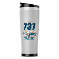 Thumbnail for Boeing 737-200 - Cartoon - Stainless Steel (No Holder) - Light Gray