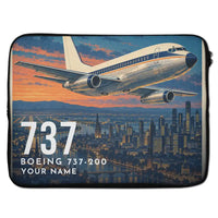 Thumbnail for Boeing 737-200 - Laptop Sleeve + Name
