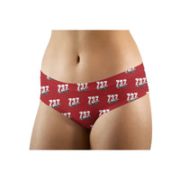 Thumbnail for Boeing 737-200 - Women Panties - Original Pattern - Red - Front