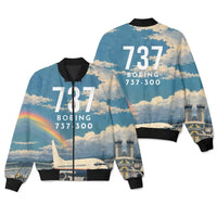 Thumbnail for Boeing 737-300 Classic 3D All-Over Print Clothing - Bomber Jacket - 3D