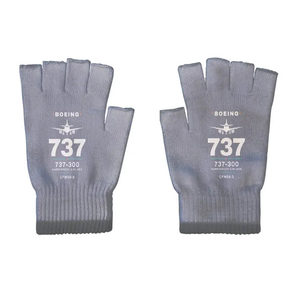 Boeing 737-300 Classic - Gloves - Cut - Heritage - Gray