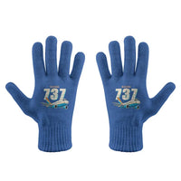 Thumbnail for Boeing 737-300 Classic - Gloves - Full - Cartoon - Blue