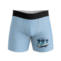 Thumbnail for Boeing 737-300 Classic - Men Boxers - Original - Light Blue