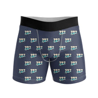 Thumbnail for Boeing 737-300 Classic - Men Boxers - Original Pattern - Navy Blue