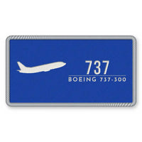 Thumbnail for Boeing 737-300 Classic Patches - Rectangle - Royal White