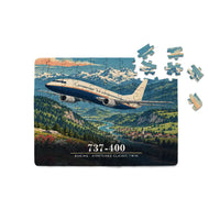 Thumbnail for Boeing 737-400 Classic - Horizontal + Text - Canvas Puzzle