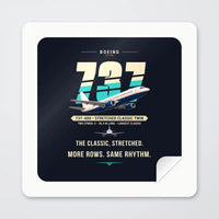 Thumbnail for Boeing 737-400 Classic - Original - Square Sticker - Peel