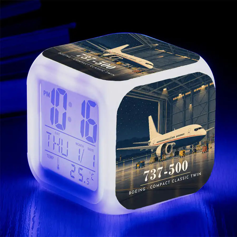Boeing 737-500 Classic - 3D - Alarm Clock