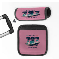 Thumbnail for Boeing 737-500 Classic - Original + Name - Luggage Handle Cover - Pink
