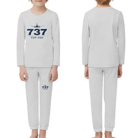 Thumbnail for Boeing 737-700 NG - Children Pajamas - Heritage Chest - Light Gray