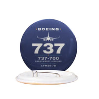 Thumbnail for Boeing 737-700 NG - Heritage - Pin - Navy Blue