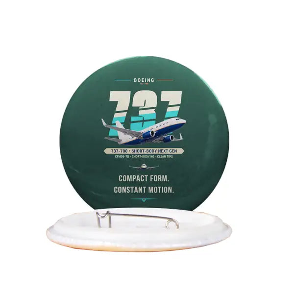 Boeing 737-700 NG - Original - Pin - Dark Green