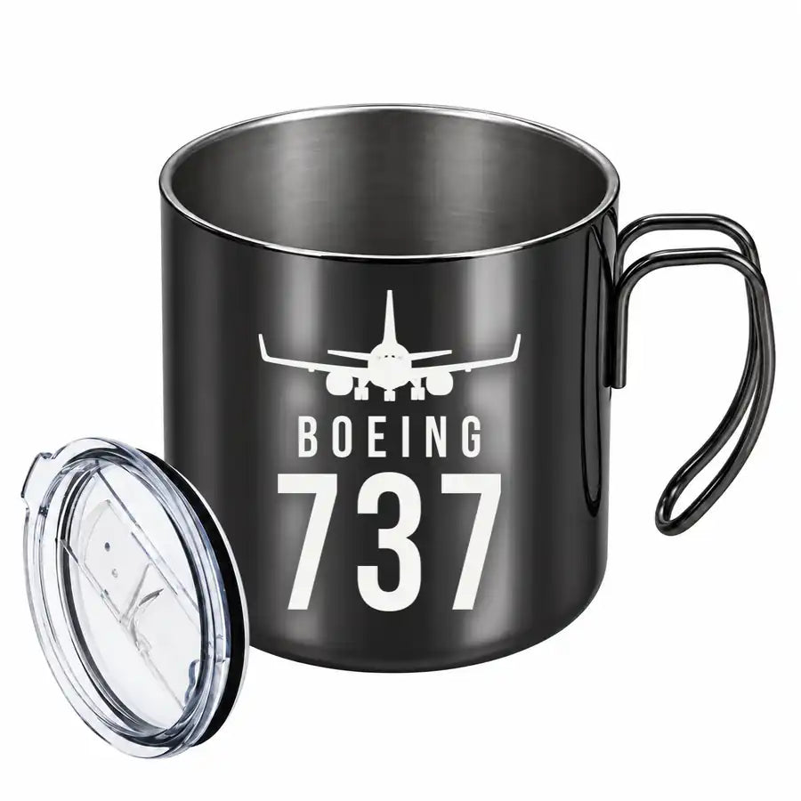 Boeing 737-700 NG - Portable Mug - Heritage - Black