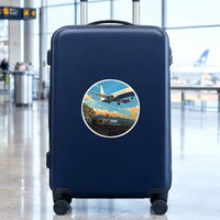 Thumbnail for Boeing 737-800 NG - 3D - Circle Sticker - Suitcase