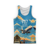 Thumbnail for Boeing 737-800 NG 3D All-Over Print Clothing - Tank Top - 3D + Name