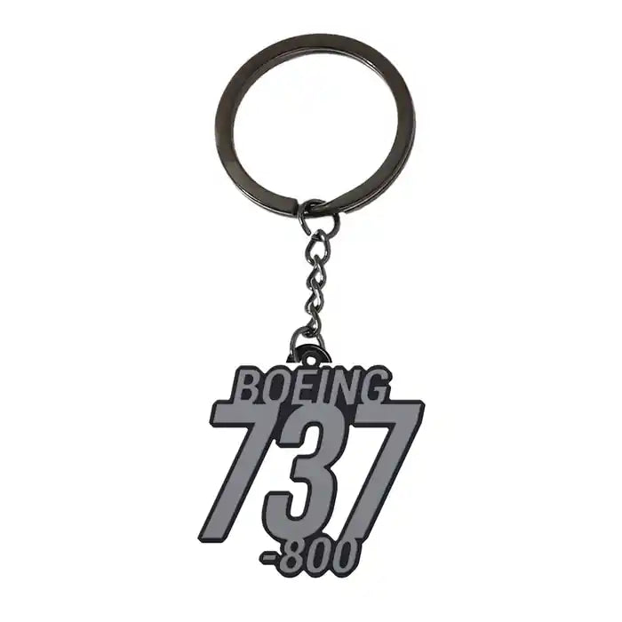 Boeing 737-800 NG - Hollow Key Chain - Tag - Black