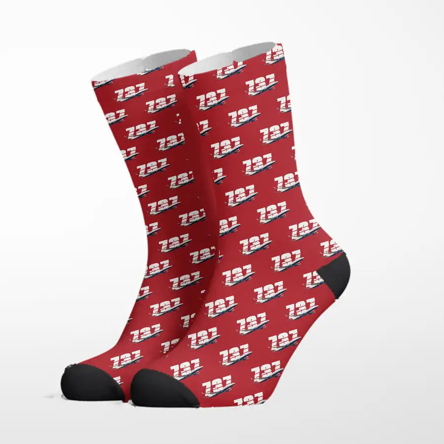 Boeing 737-800 NG - Original - Socks - Red