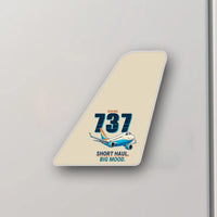 Thumbnail for Boeing 737-800 NG - Tail Magnet - Cartoon - Beige