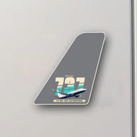 Thumbnail for Boeing 737-800 NG - Tail Magnet - Original - Gray