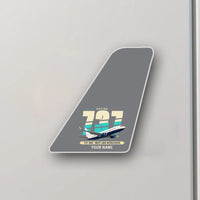 Thumbnail for Boeing 737-800 NG - Tail Magnet - Original + Name - Gray