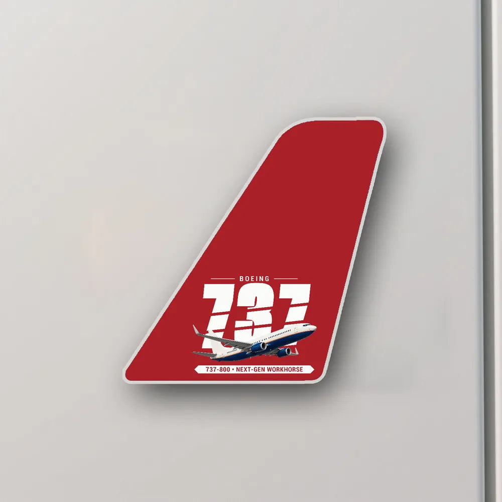 Boeing 737-800 NG - Tail Magnet - Original - Red