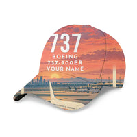 Thumbnail for Boeing 737-900ER 3D All-Over Print Clothing - Cap - 3D + Name