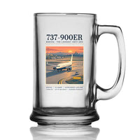Thumbnail for Boeing 737-900ER - Poster - Beer Glass with Holder