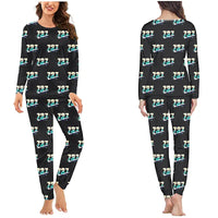 Thumbnail for Boeing 737-900ER - Women Pajamas - Original Pattern - Black