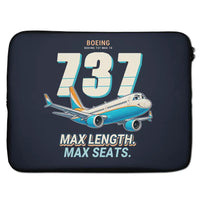 Thumbnail for Boeing 737 MAX 10 - Cartoon - Laptop Sleeve