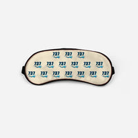 Thumbnail for Boeing 737 MAX 10 - Cartoon Pattern - Sleep Mask - Beige