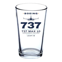 Thumbnail for Boeing 737 MAX 10 - Heritage - Beer & Water Glass