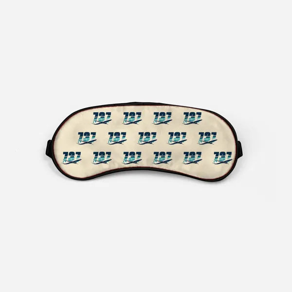 Boeing 737 MAX 10 - Original Pattern - Sleep Mask - Beige