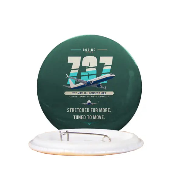 Boeing 737 MAX 10 - Original - Pin - Dark Green
