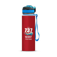Thumbnail for Boeing 737 MAX 10 - Sports Kettle - Cartoon + Name - Red