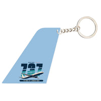 Thumbnail for Boeing 737 MAX 10 - Tail Key Chain - Original - Light Blue