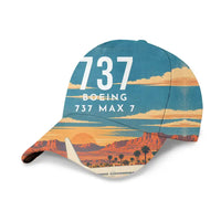 Thumbnail for Boeing 737 MAX 7 3D All-Over Print Clothing - Cap - 3D