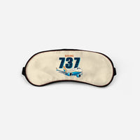 Thumbnail for Boeing 737 MAX 7 - Cartoon - Sleep Mask - Beige