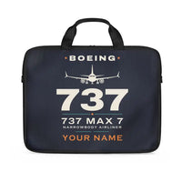 Thumbnail for Boeing 737 MAX 7 - Heritage + Name - Laptop Bag