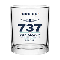 Thumbnail for Boeing 737 MAX 7 - Heritage - Special Whiskey Glass
