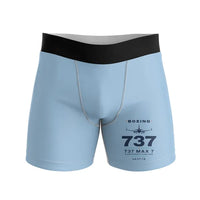 Thumbnail for Boeing 737 MAX 7 - Men Boxers - Heritage - Light Blue
