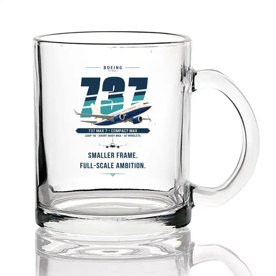 Boeing 737 MAX 7 - Original - Coffee & Tea Glass