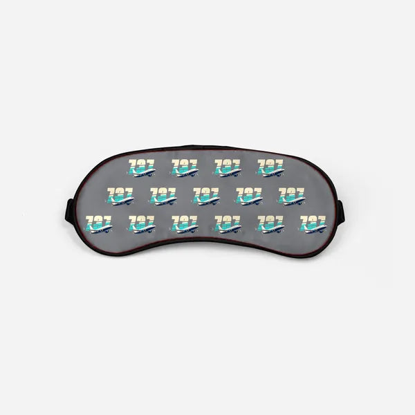 Boeing 737 MAX 7 - Original Pattern - Sleep Mask - Gray